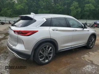 2019 Infiniti QX50 Essential with VIN 3PCAJ5M19KF119204, listed as a Copart auction lot 60283835 with 91,949 mi miles and Clean title. Bid and sale history available at DreamBid. Image 3.
