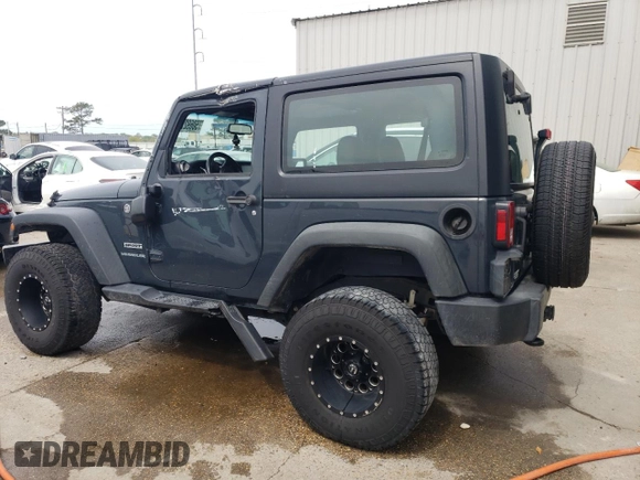 2017 Jeep Wrangler Sport with VIN 1C4AJWAGXHL540496, listed as a Copart auction lot 50692705 with 115,042 mi miles and Salvage Title. Bid and sale history available at DreamBid. Image 2.