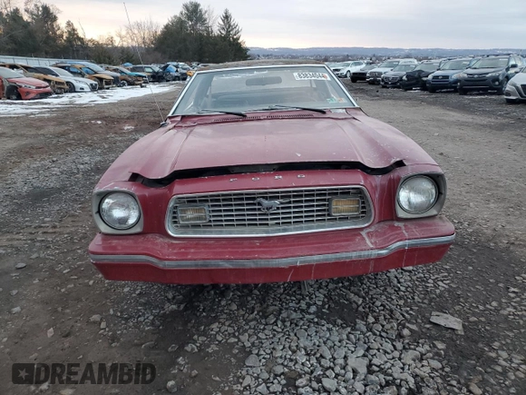 1974 Ford Mustang с VIN 4F02Z275163, выставлен на аукционе Copart как лот 83834044 с пробегом 99 704 миль миль и Чистый • Clean title. История ставок и продаж доступна на DreamBid. Изображение 5.