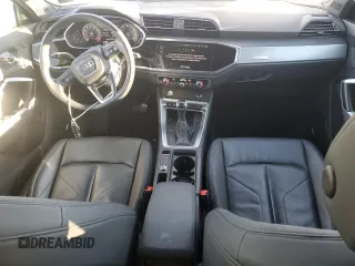 2019 Audi Q3 S line Premium Plus with VIN WA1EECF37K1082746, listed as a Copart auction lot 86808884 with 43,252 mi miles and Salvage Title. Bid and sale history available at carsss.com. Image 8.