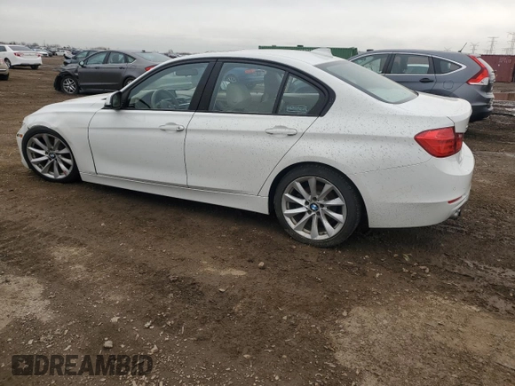 2013 BMW 3 Series 328i xDrive with VIN WBA3B3C57DJ898836, listed as a Copart auction lot 51483555 with 104,500 mi miles and Salvage Title. Bid and sale history available at carsss.com. Image 2.