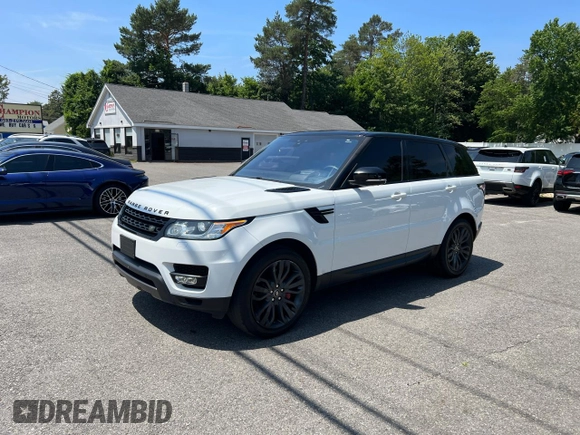 2017 Land Rover Range Rover Sport with VIN SALWR2FE8HA148491, listed as a Copart auction lot 61497445 with 96,238 mi miles and Clean title. Bid and sale history available at DreamBid. Image 2.