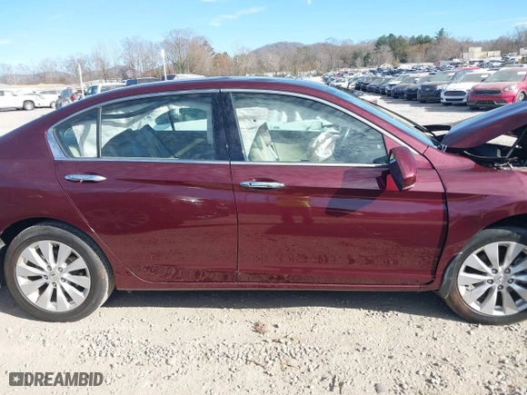 2015 Honda Accord Sedan EX-L with VIN 1HGCR3F84FA005420, listed as a IAAI auction lot 40849736 with 93,740 mi miles. Bid and sale history available at carsss.com. Image 14.
