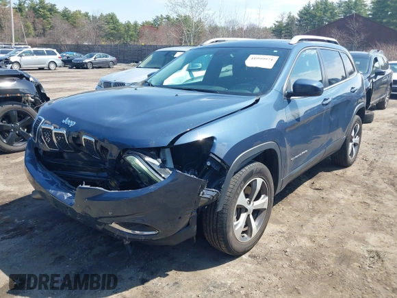 2021 Jeep Cherokee Limited z VIN 1C4PJMDX2MD201391, wystawiony jako IAAI lot #41999971 z przebiegiem 42 103 mil mil oraz . Historia ofert i sprzedaży dostępna na DreamBid. Obrazek 2.