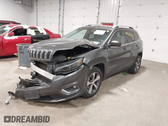 2019 Jeep Cherokee Limited with VIN 1C4PJMDN9KD207393, listed as a IAAI auction lot 41869899 with 71,245 mi miles. Bid and sale history available at carsss.com. Image 17.