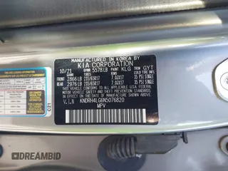 2022 Kia Sorento EX with VIN KNDRH4LG6N5076820, listed as a IAAI auction lot 41428430 with 44,446 mi miles and . Bid and sale history available at DreamBid. Image 9.