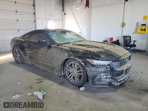 2017 Ford Mustang EcoBoost with VIN 1FA6P8TH9H5236561, listed as a Copart auction lot 46331885 with 40,640 mi miles and Salvage Title. Bid and sale history available at carsss.com. Image 4.