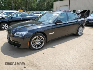 2015 BMW 7 Series 750i xDrive with VIN WBAYB6C53FD965991, listed as a Copart auction lot 64437854 with 115,862 mi miles and Salvage Title. Bid and sale history available at carsss.com. Image 1.