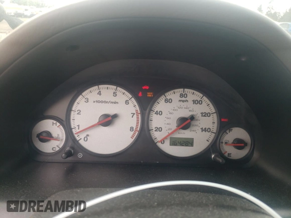 2002 Honda Civic LX with VIN 2HGES15502H558280, listed as a Copart auction lot 43611285 with 164,284 mi miles and Salvage Title. Bid and sale history available at DreamBid. Image 9.