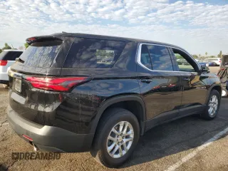 2022 Chevrolet Traverse LS with VIN 1GNERLKW2NJ130336, listed as a Copart auction lot 69991994 with 51,202 mi miles and Salvage Title. Bid and sale history available at carsss.com. Image 3.