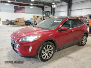 2021 Ford Escape Titanium with VIN 1FMCU9J94MUA17901, listed as a Copart auction lot 47971355 with 29,534 mi miles and Salvage Title. Bid and sale history available at carsss.com. Image 1.