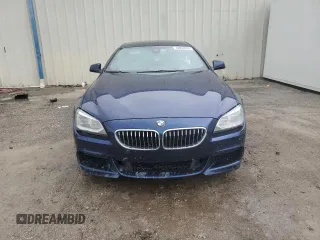 2015 BMW 6 Series 640i with VIN WBA6A0C59FGB53667, listed as a Copart auction lot 74034834 with Not Provided miles and Salvage Title. Bid and sale history available at DreamBid. Image 5.