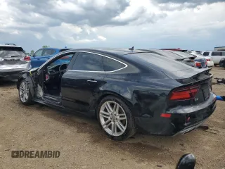 2017 Audi A7 Premium Plus with VIN WAUW2AFC5HN115894, listed as a Copart auction lot 54017284 with 66,704 mi miles and Salvage Title. Bid and sale history available at carsss.com. Image 2.