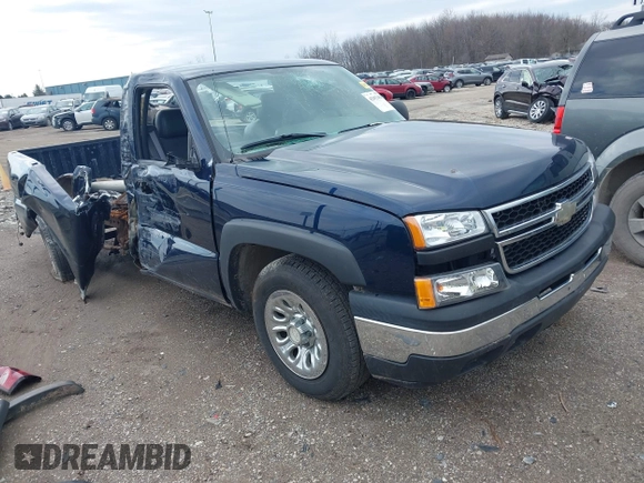 2006 Chevrolet Silverado 1500 Work Truck with VIN 3GCEC14X66G273992, listed as a IAAI auction lot 42093459 with 78,379 mi miles. Bid and sale history available at carsss.com. Image 1.