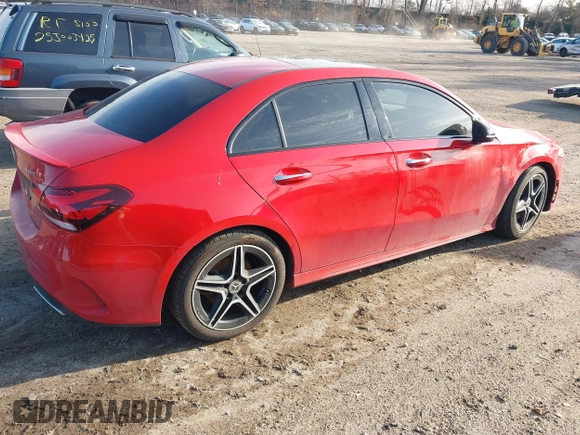 2019 Mercedes-Benz A 220 with VIN WDD3G4FB3KW025439, listed as a IAAI auction lot 41911671 with 59,187 mi miles and . Bid and sale history available at DreamBid. Image 4.