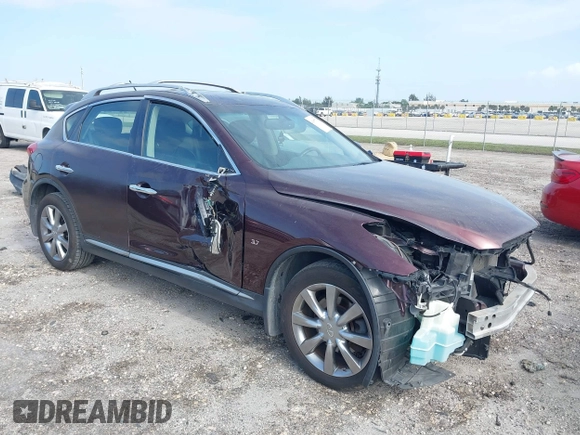 2016 Infiniti QX50 with VIN JN1BJ0RPXGM236196, listed as a IAAI auction lot 41997714 with 133,664 mi miles. Bid and sale history available at carsss.com. Image 1.