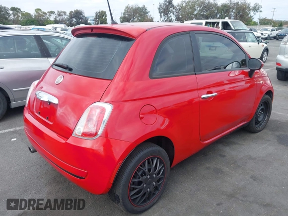 2012 FIAT 500 Pop с VIN 3C3CFFAR0CT272068, выставлен на аукционе IAAI как лот 42750544 с пробегом 99 915 миль миль и . История ставок и продаж доступна на DreamBid. Изображение 4.