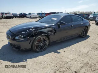 2014 BMW 6 Series 650i xDrive with VIN WBA6B4C5XED099250, listed as a Copart auction lot 52734845 with 0 mi miles and Clean Title. Bid and sale history available at carsss.com. Image 1.