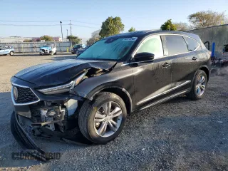 2023 Acura MDX с VIN 5J8YE1H31PL014668, выставлен на аукционе Copart как лот 50272285 с пробегом 28 115 миль миль и Списание • Salvage title. История ставок и продаж доступна на DreamBid. Изображение 1.