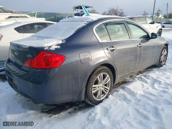 2013 Infiniti G37 Sedan x with VIN JN1CV6AR0DM758274, listed as a IAAI auction lot 41307854 with 161,937 mi miles. Bid and sale history available at carsss.com. Image 4.