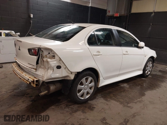 2012 Mitsubishi Lancer ES with VIN JA32U2FU9CU006670, listed as a IAAI auction lot 41669896 with 105,204 mi miles. Bid and sale history available at carsss.com. Image 4.