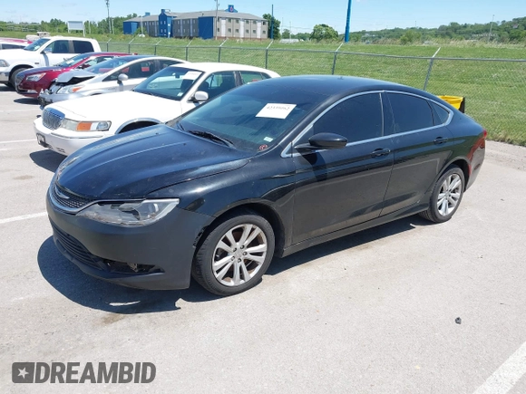 2015 Chrysler 200 Limited z VIN 1C3CCCAB4FN706166, wystawiony jako IAAI lot #42339062 z przebiegiem Nie podano mil oraz . Historia ofert i sprzedaży dostępna na DreamBid. Obrazek 2.