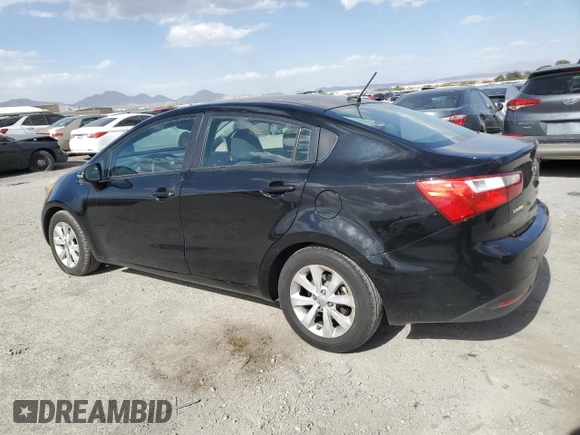 2013 Kia Rio EX with VIN KNADN4A30D6104166, listed as a Copart auction lot 56752345 with 129,708 mi miles and Salvage title. Bid and sale history available at DreamBid. Image 2.