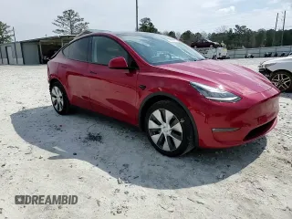 2021 Tesla Model Y Standard Range with VIN 5YJYGDED3MF107259, listed as a Copart auction lot 48566935 with 68,561 mi miles and Salvage Title. Bid and sale history available at carsss.com. Image 11.