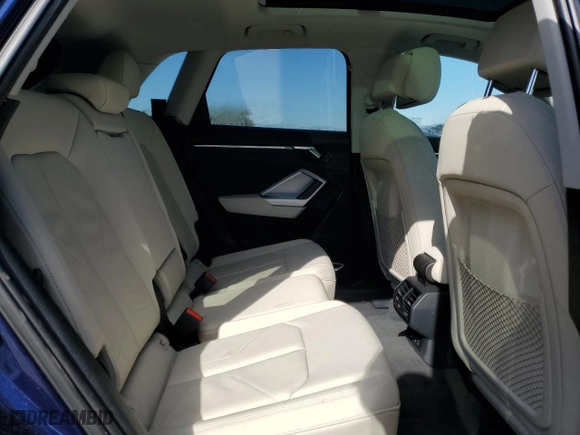 2021 Audi Q3 S line Premium Plus with VIN WA1EECF30M1052989, listed as a Copart auction lot 50799355 with 33,318 mi miles and Salvage Title. Bid and sale history available at carsss.com. Image 11.