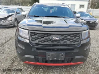 2017 Ford Explorer Platinum with VIN 1FM5K8HT1HGC90003, listed as a Copart auction lot 52806735 with 55,905 mi miles and Salvage Title. Bid and sale history available at carsss.com. Image 5.
