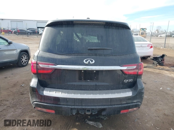 2018 Infiniti QX80 with VIN JN8AZ2NE0J9192869, listed as a IAAI auction lot 41434422 with 111,110 mi miles and . Bid and sale history available at DreamBid. Image 15.