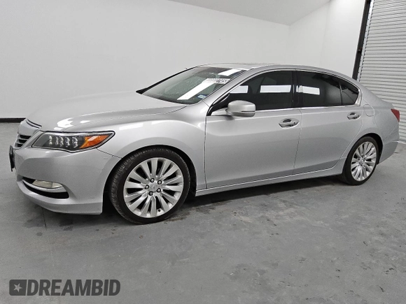 2014 Acura RLX Tech Pkg with VIN JH4KC1F55EC007426, listed as a Copart auction lot 48802745 with 150,140 mi miles and Clean Title. Bid and sale history available at carsss.com. Image 1.