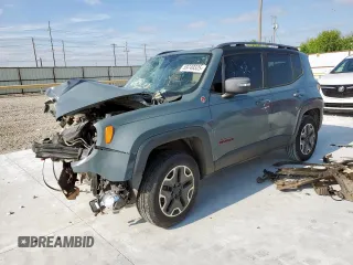 2015 Jeep Renegade Trailhawk with VIN ZACCJBCT7FPC17933, listed as a Copart auction lot 59749325 with Not provided miles and Salvage title. Bid and sale history available at DreamBid. Image 1.