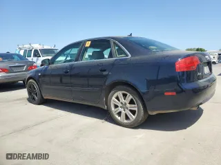 2007 Audi A4 2.0T with VIN WAUDF78E47A060521, listed as a Copart auction lot 54453505 with 173,988 mi miles and Clean Title. Bid and sale history available at carsss.com. Image 2.