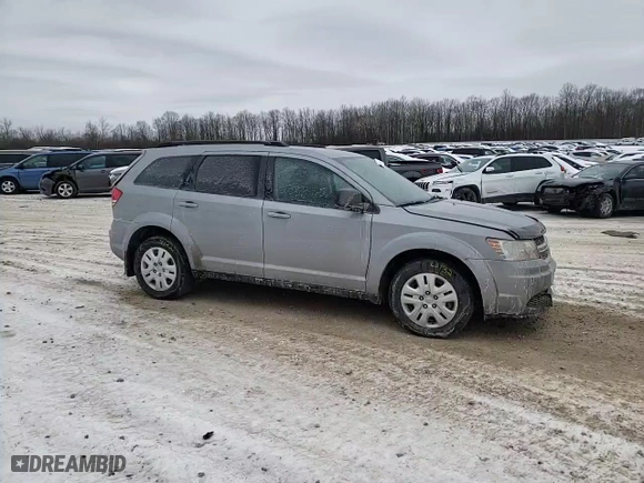 2018 Dodge Journey SE with VIN 3C4PDCABXJT217080, listed as a Copart auction lot 33266272 with 47,373 mi miles and Non Repairable. Bid and sale history available at carsss.com. Image 11.