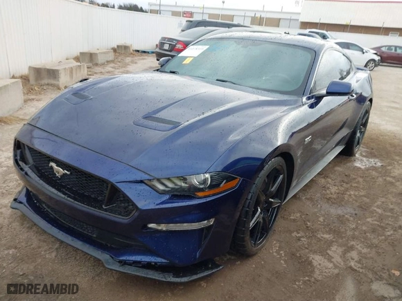 2018 Ford Mustang GT with VIN 1FA6P8CF0J5128561, listed as a IAAI auction lot 41078319 with 72,615 mi miles. Bid and sale history available at carsss.com. Image 2.