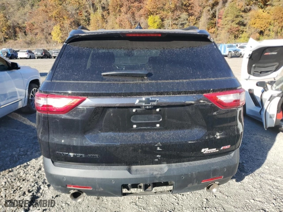 2021 Chevrolet Traverse RS with VIN 1GNEVJKW0MJ243183, listed as a Copart auction lot 77839764 with 51,452 mi miles and Salvage Title. Bid and sale history available at carsss.com. Image 6.