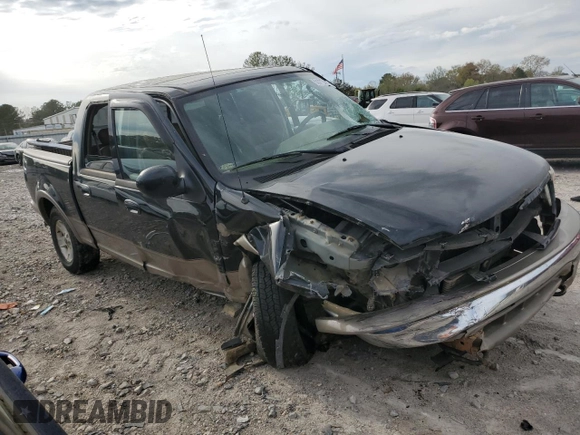 2003 Ford F-150 XLT with VIN 1FTRW08L83KC00783, listed as a Copart auction lot 50718985 with 0 mi miles and Salvage Title. Bid and sale history available at carsss.com. Image 4.