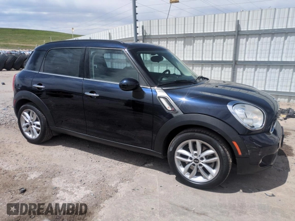 2012 MINI Countryman S with VIN WMWZC3C57CWL87894, listed as a Copart auction lot 56683985 with 54,032 mi miles and Salvage title. Bid and sale history available at DreamBid. Image 4.