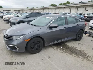 2020 Honda Civic LX with VIN 2HGFC2F6XLH525335, listed as a Copart auction lot 58595845 with 102,058 mi miles and Salvage title. Bid and sale history available at DreamBid. Image 1.