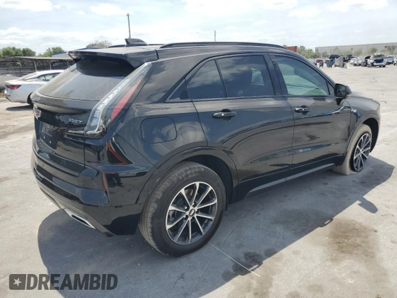 2024 Cadillac XT4 FWD Sport with VIN 1GYFZER41RF136970, listed as a Copart auction lot 53550865 with 13,143 mi miles and Non repairable. Bid and sale history available at DreamBid. Image 3.