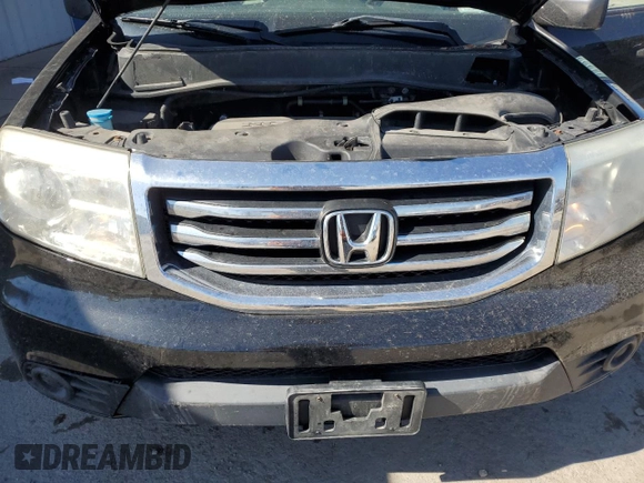 2014 Honda Pilot LX with VIN 5FNYF4H26EB002150, listed as a Copart auction lot 53371535 with 114,428 mi miles and Salvage Title. Bid and sale history available at DreamBid. Image 12.