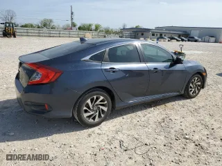 2017 Honda Civic Sedan EX with VIN 19XFC2F71HE082499, listed as a Copart auction lot 50242775 with 66,717 mi miles and Salvage Title. Bid and sale history available at carsss.com. Image 3.