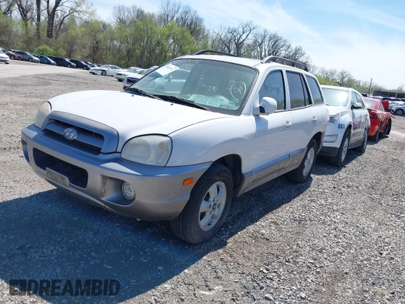 2005 Hyundai Santa Fe GLS with VIN KM8SC13D95U888747, listed as a IAAI auction lot 38833174 with 154,111 mi miles. Bid and sale history available at carsss.com. Image 2.