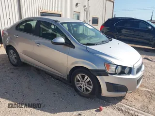 2013 Chevrolet Sonic LT with VIN 1G1JC5SB9D4195899, listed as a IAAI auction lot 42088459 with Not Provided miles and . Bid and sale history available at DreamBid. Image 1.