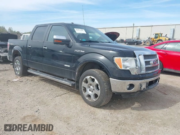 2011 Ford F-150 XLT with VIN 1FTFW1ET3BFC15177, listed as a IAAI auction lot 40412307 with 156,183 mi miles. Bid and sale history available at carsss.com. Image 1.