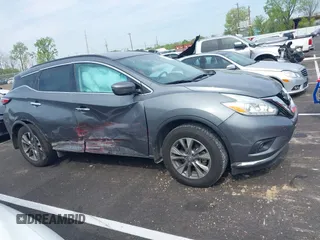 2017 Nissan Murano SV with VIN 5N1AZ2MG5HN193205, listed as a IAAI auction lot 41994619 with 85,509 mi miles. Bid and sale history available at carsss.com. Image 13.
