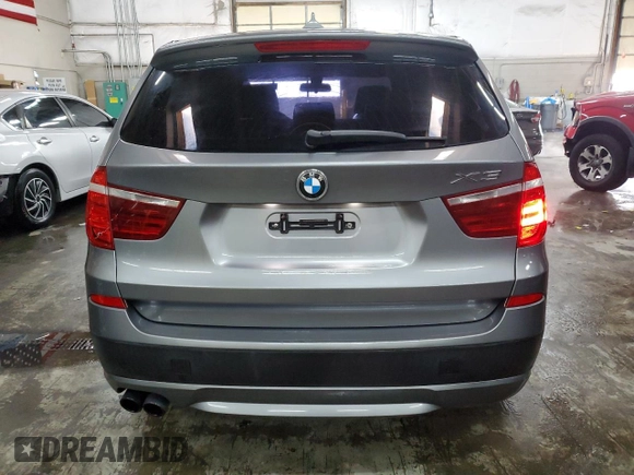 2013 BMW X3 xDrive35i with VIN 5UXWX7C54DL982186, listed as a Copart auction lot 89326175 with 136,622 mi miles and Salvage Title. Bid and sale history available at DreamBid. Image 6.