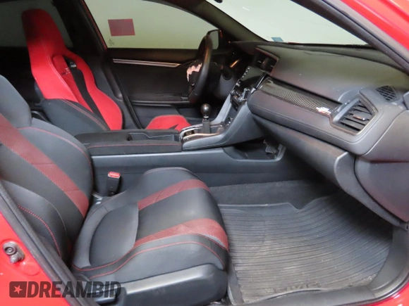 2020 Honda Civic Si with VIN 2HGFC1E51LH702308, listed as a Copart auction lot 55346075 with 90,465 mi miles and Salvage Title. Bid and sale history available at DreamBid. Image 5.