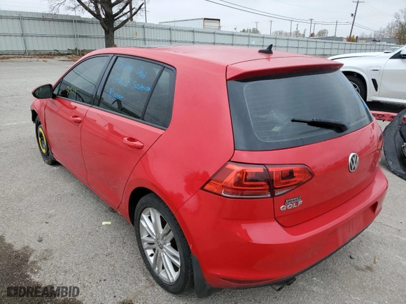 2015 Volkswagen Golf TDI SEL with VIN 3VW2A7AU5FM035751, listed as a Copart auction lot 64235002 with 90,829 mi miles. Bid and sale history available at carsss.com. Image 3.